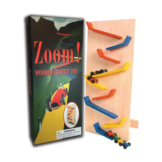 Zoom Wooden Gravity Toy By Perisphere & Trylon | 16" x 6.875" x 2.5" | Michaels®
